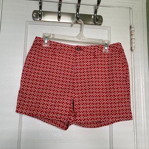 Faded Glory Red shorts with pattern